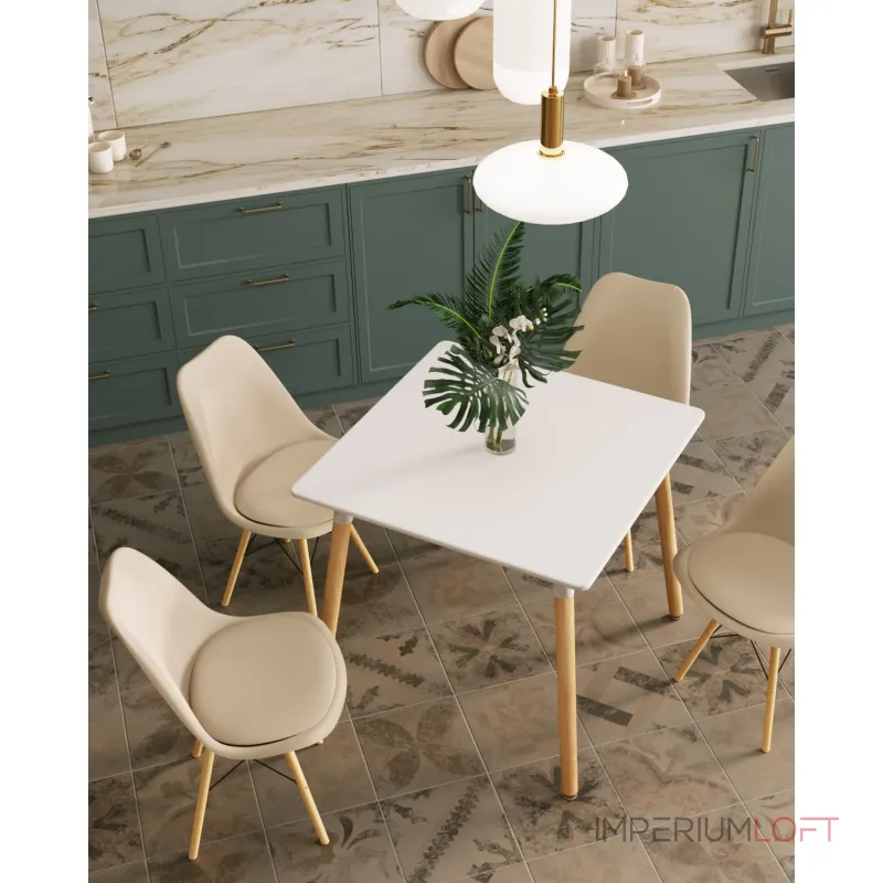Стол Oslo Square 80х80 см белый Stool Group УТ000039065