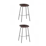 Стул барный Beetle Lite PU коричневый 2 шт Stool Group УТ000038319