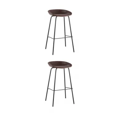 Стул барный Beetle Lite PU коричневый 2 шт Stool Group УТ000038319