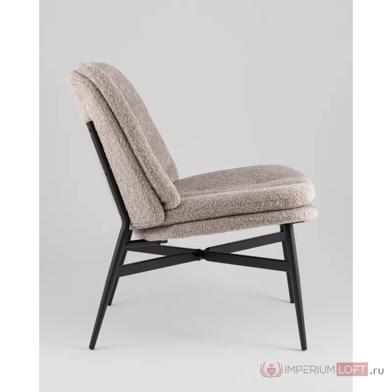 Кресло лаунж Tail коричневый Stool Group УТ000038980 от ImperiumLoft