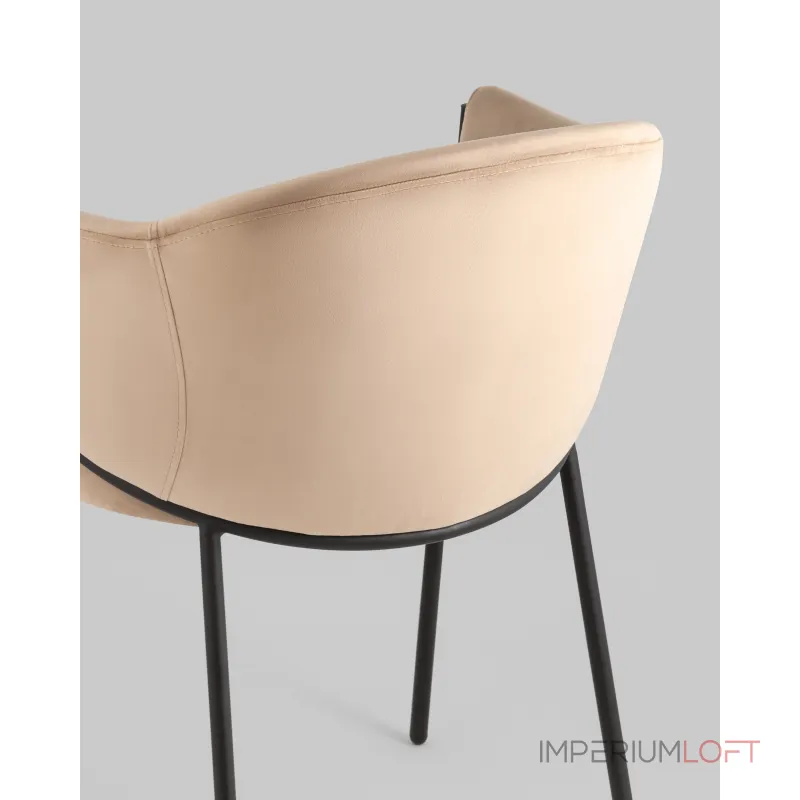 Стул Brace велюр капучино Stool Group УТ000039129 Стул Brace велюр капучино Stool Group УТ000039129