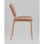 Стул обеденный Gigi коричневый букле розовые ножки Stool Group УТ000039037
