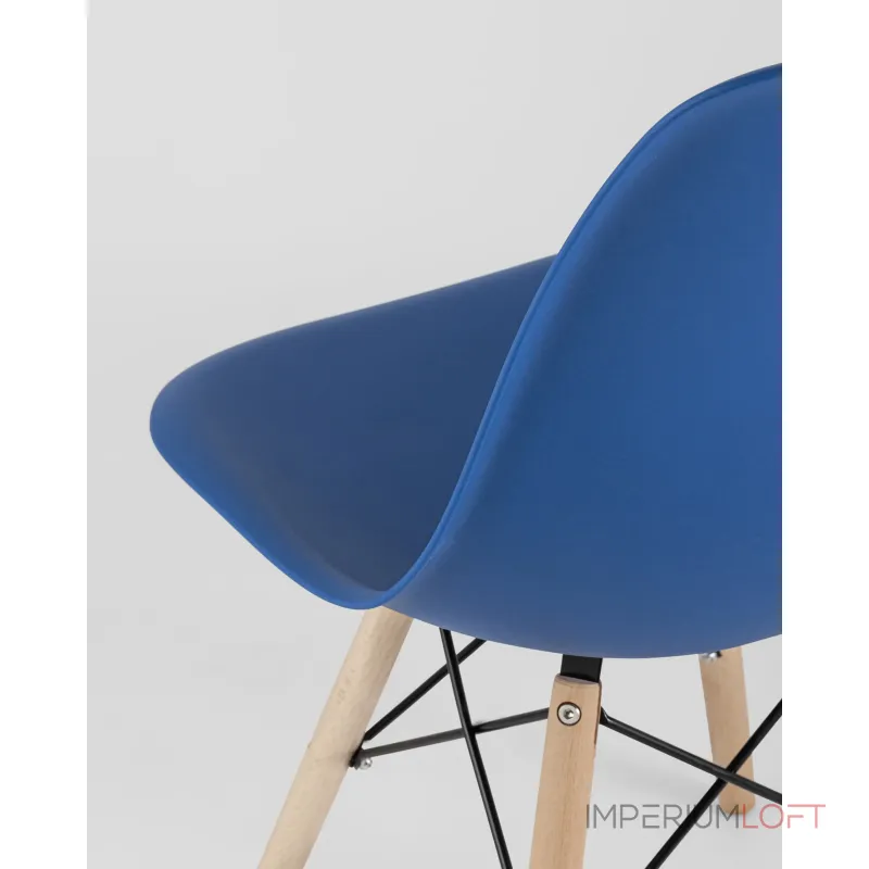 Стул Eames Style DSW синий x4 (разборный каркас) Stool Group УТ000037610 от ImperiumLoft Стул Eames Style DSW синий x4 (разборный каркас) Stool Group УТ000037610 от ImperiumLoft