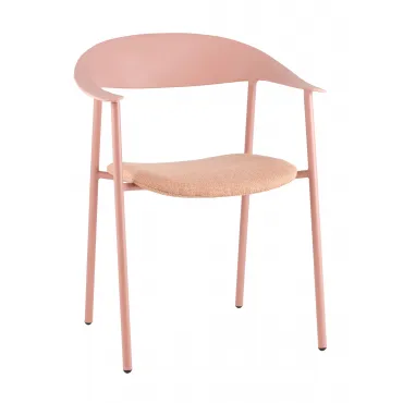 Стул Eila с подушкой пластик розовый Stool Group УТ000039780