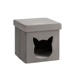 Пуф складной с ящиком Store Pet антрацитовый Stool Group УТ000038969