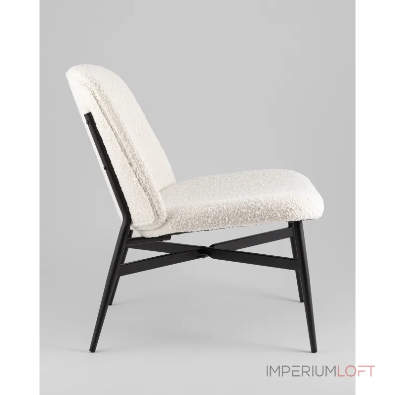 Кресло лаунж Ease белый Stool Group УТ000038982