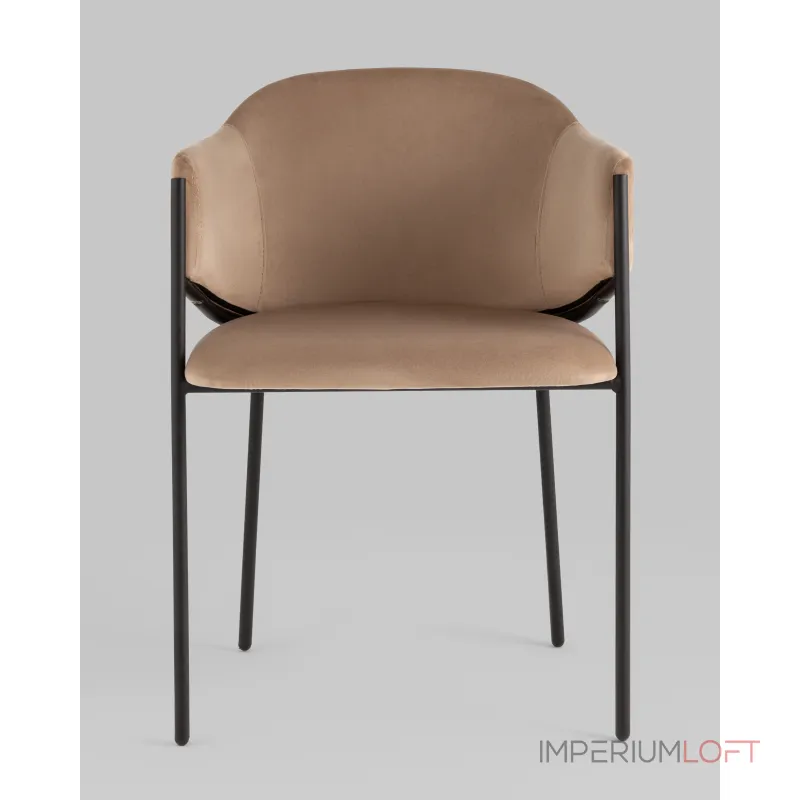 Стул Brace велюр капучино Stool Group УТ000039129 Стул Brace велюр капучино Stool Group УТ000039129