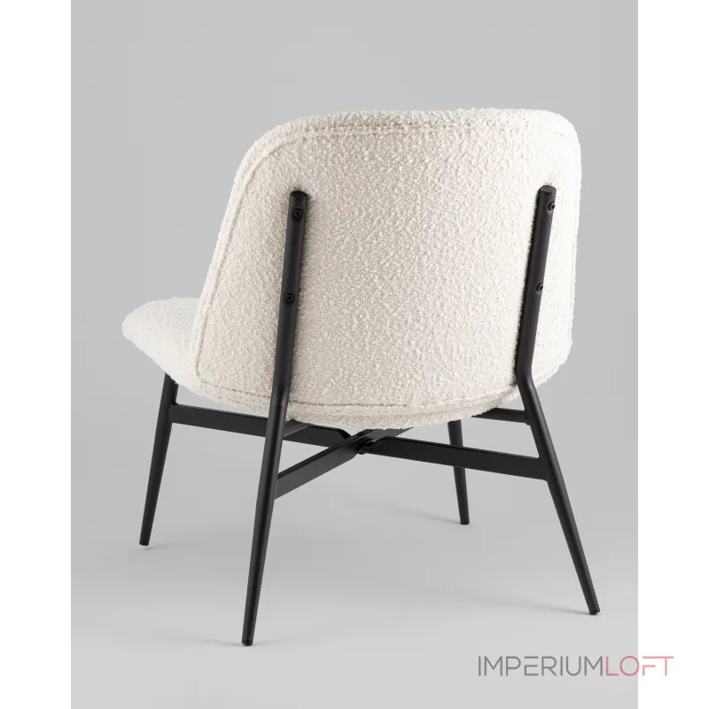 Кресло лаунж Ease белый Stool Group УТ000038982