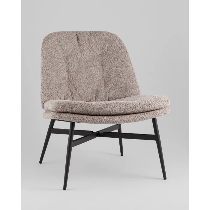 Кресло лаунж Tail коричневый Stool Group УТ000038980 от ImperiumLoft