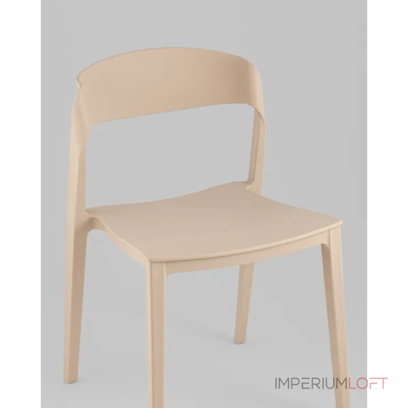 Стул Moris пластик бежевый Stool Group УТ000039254