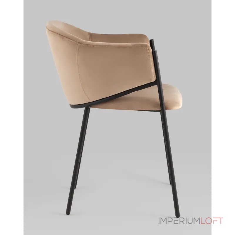 Стул Brace велюр капучино Stool Group УТ000039129 Стул Brace велюр капучино Stool Group УТ000039129