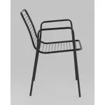Стул с подлокотниками Дели металл черный Stool Group УТ000039267
