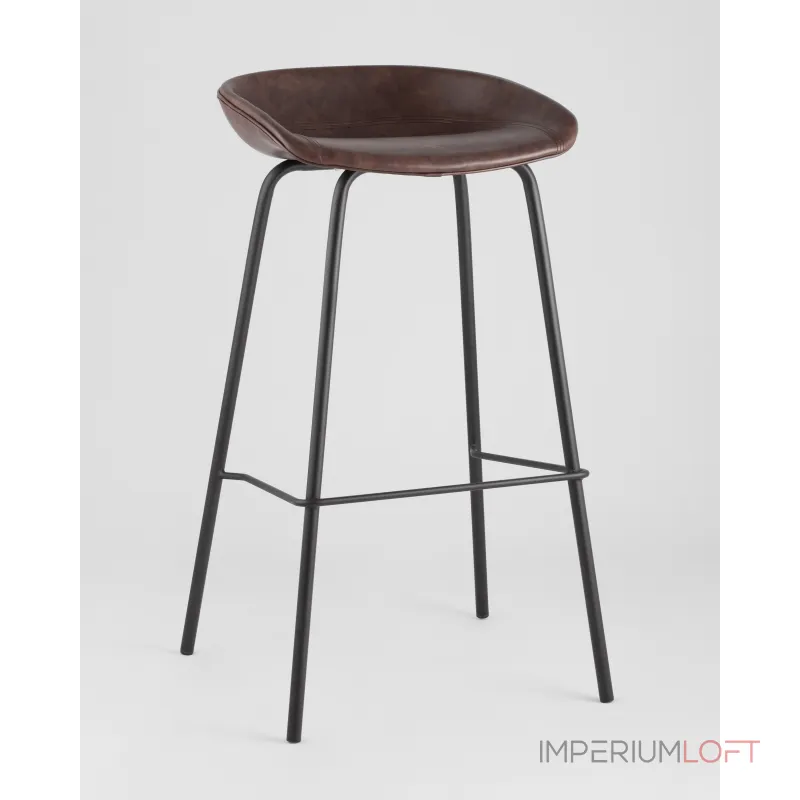 Стул барный Beetle Lite PU коричневый 2 шт Stool Group УТ000038319 Стул барный Beetle Lite PU коричневый 2 шт Stool Group УТ000038319