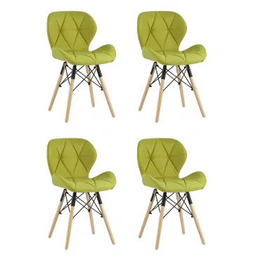Стул Бон рогожка оливковый 4 шт. Stool Group УТ000035721