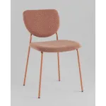 Стул обеденный Gigi коричневый букле розовые ножки Stool Group УТ000039037