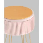 Пуф Астор светло-розовый Stool Group УТ000039498 от ImperiumLoft Пуф Астор светло-розовый Stool Group УТ000039498 от ImperiumLoft