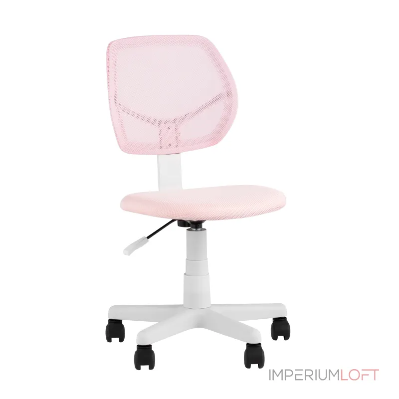 Кресло компьютерное детское ЛОЛО розовый пластик белый Stool Group УТ000039089