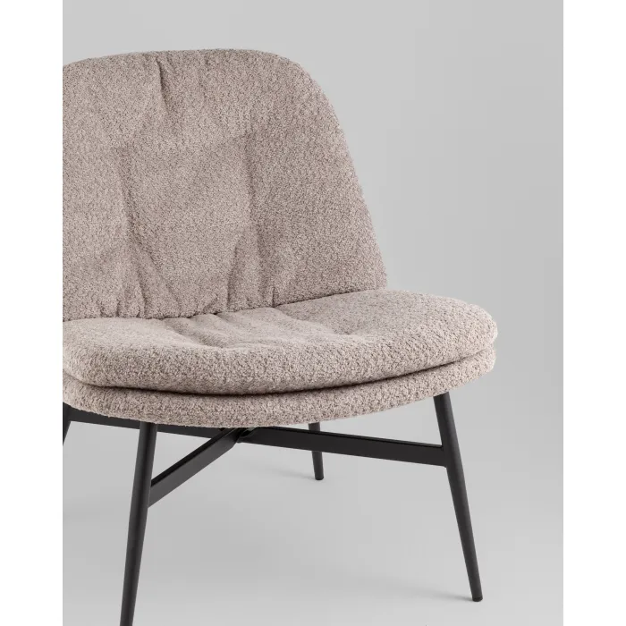 Кресло лаунж Tail коричневый Stool Group УТ000038980 от ImperiumLoft