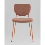 Стул обеденный Gigi коричневый букле розовые ножки Stool Group УТ000039037