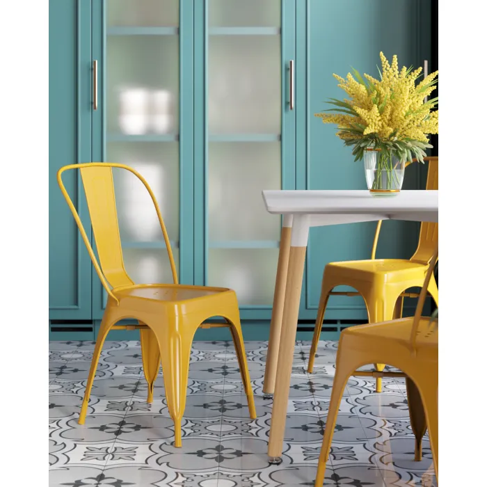 Стол Oslo Square 80х80 см белый Stool Group УТ000039065 от ImperiumLoft