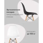 Стул Eames Style DSW синий x4 (разборный каркас) Stool Group УТ000037610 от ImperiumLoft