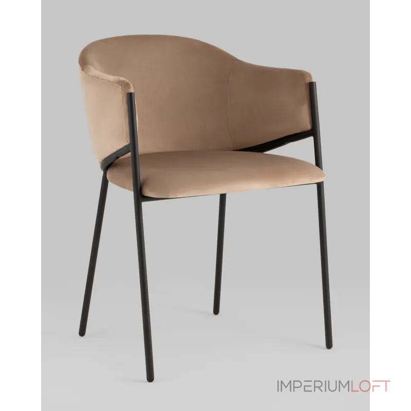 Стул Brace велюр капучино Stool Group УТ000039129 Стул Brace велюр капучино Stool Group УТ000039129
