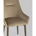 Стул Диана велюр бежевый 4 шт Stool Group УТ000037399