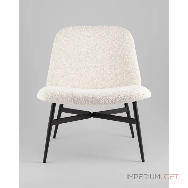 Кресло лаунж Ease белый Stool Group УТ000038982