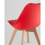 Стул FRANKFURT красный 4 шт. Stool Group УТ000036616
