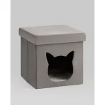 Пуф складной с ящиком Store Pet антрацитовый Stool Group УТ000038969