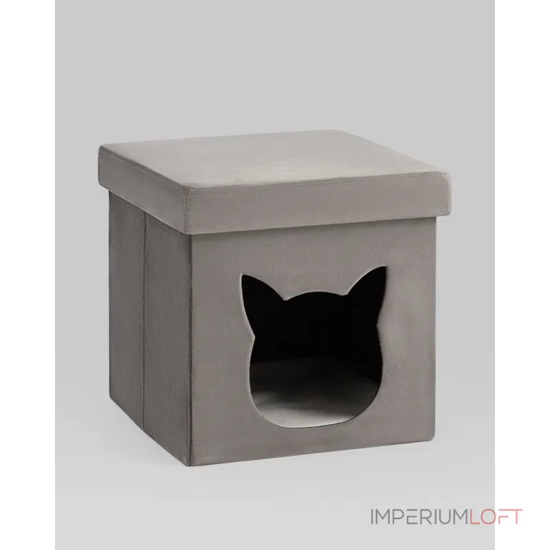 Пуф складной с ящиком Store Pet антрацитовый Stool Group УТ000038969 Пуф складной с ящиком Store Pet антрацитовый Stool Group УТ000038969