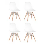Стул Eames Style DSW белый x4 (разборный каркас) Stool Group УТ000036422