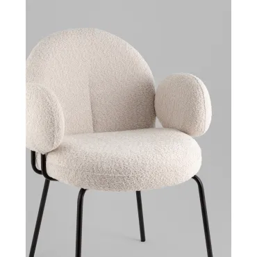 Кресло Nina M жемчужный Stool Group УТ000039031 от ImperiumLoft