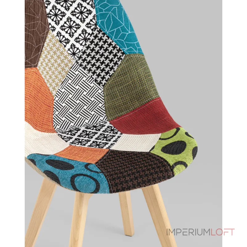 Стул FRANKFURT пэчворк 4 шт. Stool Group УТ000036624 Стул FRANKFURT пэчворк 4 шт. Stool Group УТ000036624