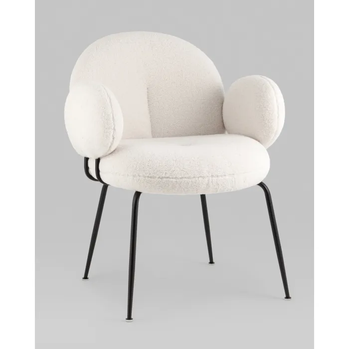 Кресло Nina белый Stool Group УТ000039073 от ImperiumLoft