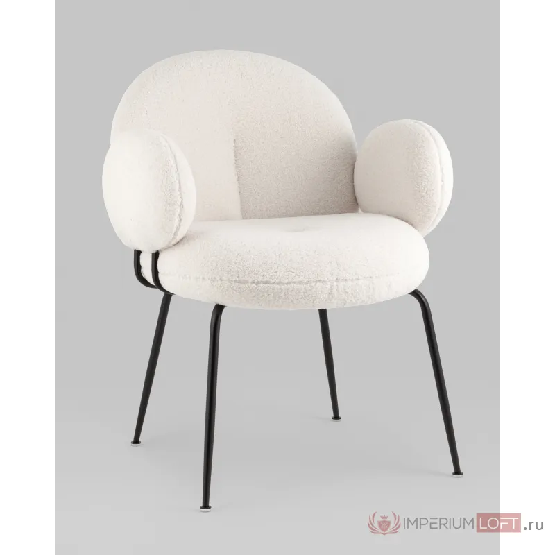 Кресло Nina белый Stool Group УТ000039073 от ImperiumLoft