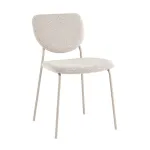 Стул обеденный Gigi серо-бежевый букле кремовые ножки Stool Group УТ000039038 от ImperiumLoft