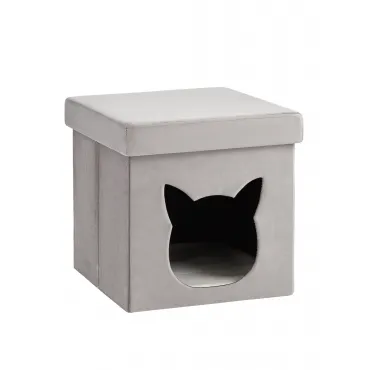 Пуф складной с ящиком Store Pet серый Stool Group УТ000038968
