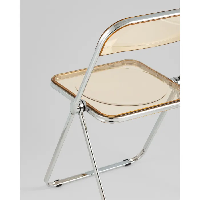 Стул складной Fold Amber янтарный Stool Group УТ000039195 от ImperiumLoft