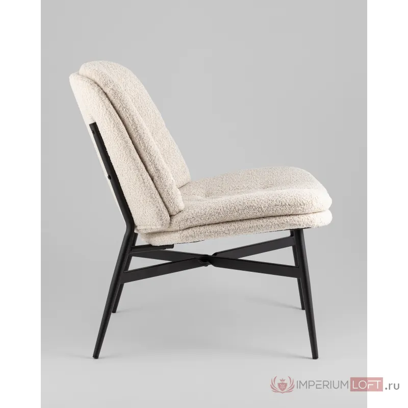 Кресло лаунж Tail кремовый Stool Group УТ000038979 от ImperiumLoft