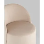 Пуф Loreen вращающийся велюр молочный Stool Group УТ000039107