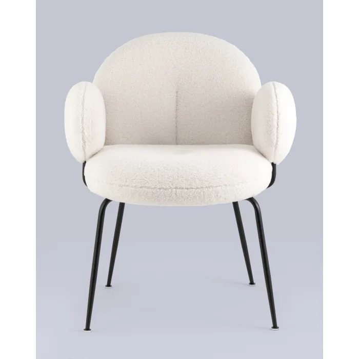 Кресло Nina белый Stool Group УТ000039073 от ImperiumLoft