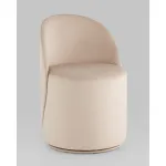 Пуф Loreen вращающийся велюр молочный Stool Group УТ000039107
