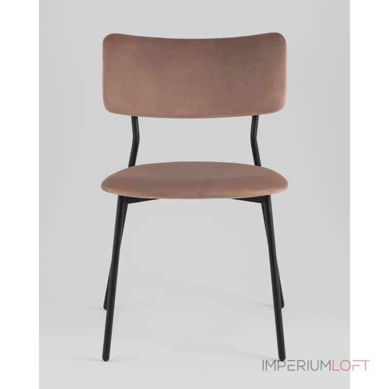Стул Амелия велюр коричневый Stool Group УТ000039954 Стул Амелия велюр коричневый Stool Group УТ000039954