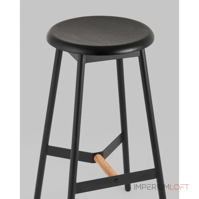 Стул барный Knobb черный 2 шт Stool Group УТ000038297 Стул барный Knobb черный 2 шт Stool Group УТ000038297