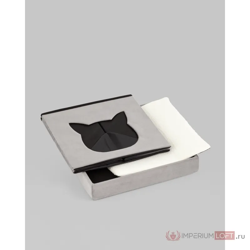 Пуф складной с ящиком Store Pet серый Stool Group УТ000038968 от ImperiumLoft