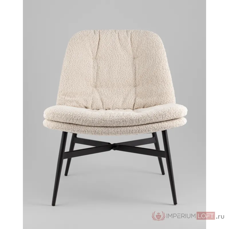 Кресло лаунж Tail кремовый Stool Group УТ000038979 от ImperiumLoft