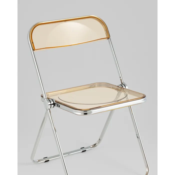 Стул складной Fold Amber янтарный Stool Group УТ000039195 от ImperiumLoft