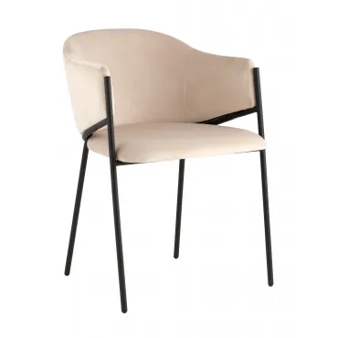 Стул Brace велюр молочный Stool Group УТ000039128 Стул Brace велюр молочный Stool Group УТ000039128
