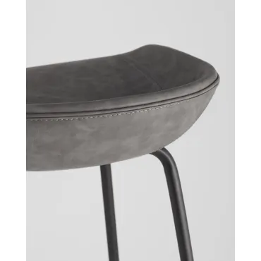 Стул барный Beetle Lite PU серый 2 шт Stool Group УТ000038317 от ImperiumLoft
